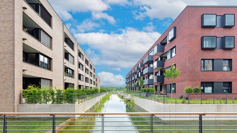 Habiter au bord de l'eau, Zollhafen Mainz