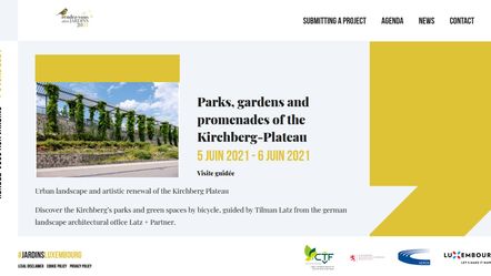 Parks, gardens and promenades of the Kirchberg-Plateau