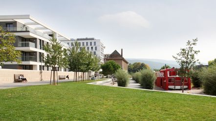 L’aire de jeux thématique « Pompiers » du quartier Bahnstadt de Heidelberg récompensée